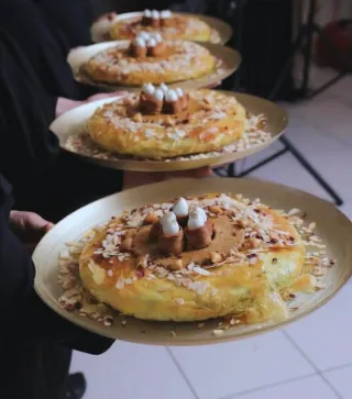 Pastillas aux amandes au service