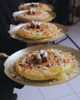 Pastillas aux amandes au service
